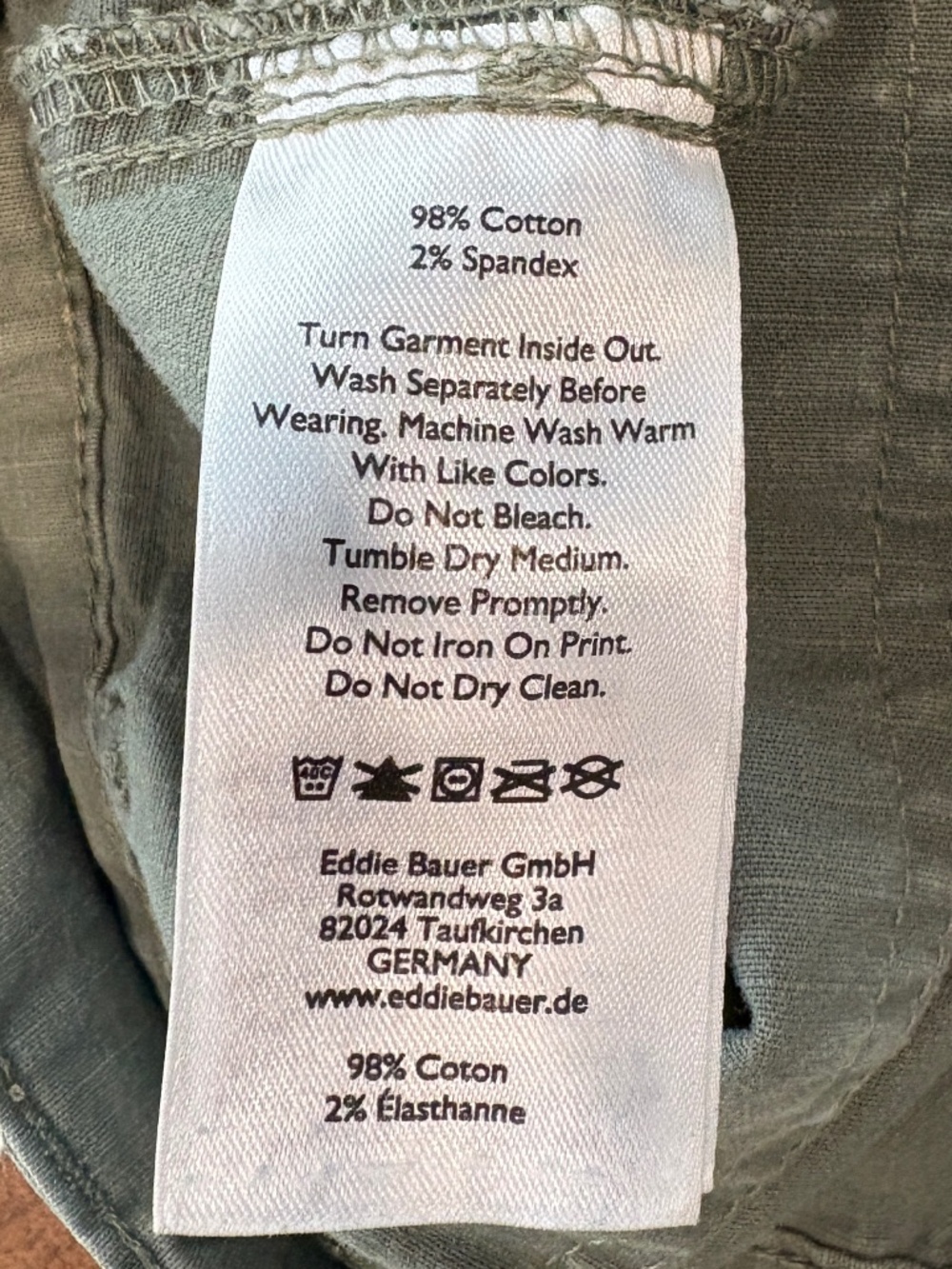 Eddie Bauer Sage Green Utility Cargo Jogger Pants Sage 4 - Picture 7 of 9